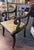 Set of Six Regency Style Ebonized and Parcel-Gilt Lyre Back Dining Chairs For Sale - Image 4 of 9
