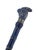 French Antique Lapis Lazuli Silver Mounted Bird Head Handle Walking Stick Cane For Sale - Image 3 of 9
