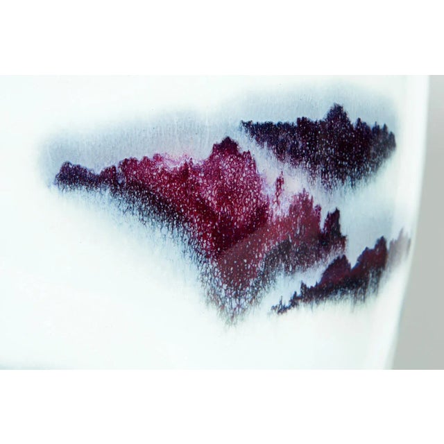 Ceramic Mid-20th Century Asian Decorative Vases / Pieces - a Pair For Sale - Image 7 of 9