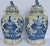 Chinoiserie White & Blue Floral Baluster Ginger Jars - a Pair For Sale - Image 4 of 7