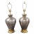 Vintage Handcrafted Metal & Brass Table Lamps-a Pair For Sale