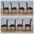 c.1940s Directoire Neoclassical French Regency Fruitwood Cane Back Dining Chairs, Set of 4 For Sale - Image 10 of 17
