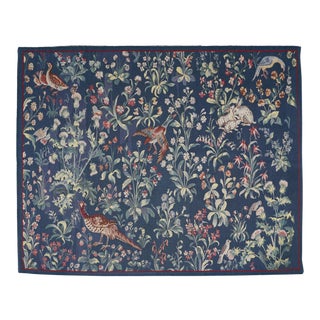 Late 19th Century French Mille Fleurs Tapestry For Sale