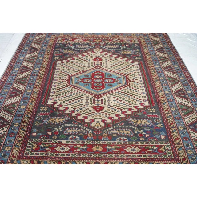 Textile Vintage Shirvan Rug 6'2'' x 9'5'' For Sale - Image 7 of 11