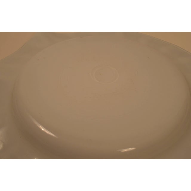 Murano Large Murano Platter Centerpiece Bowl Attributed to Barbini For Sale - Image 4 of 11