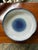 American John-Richard Large Reactive Blue and Cream Shallow Pottery Bowl Coastal For Sale - Image 3 of 12