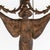 Art Nouveau Art Nouveau Figural Patinated Spelter Table Lamp For Sale - Image 3 of 5