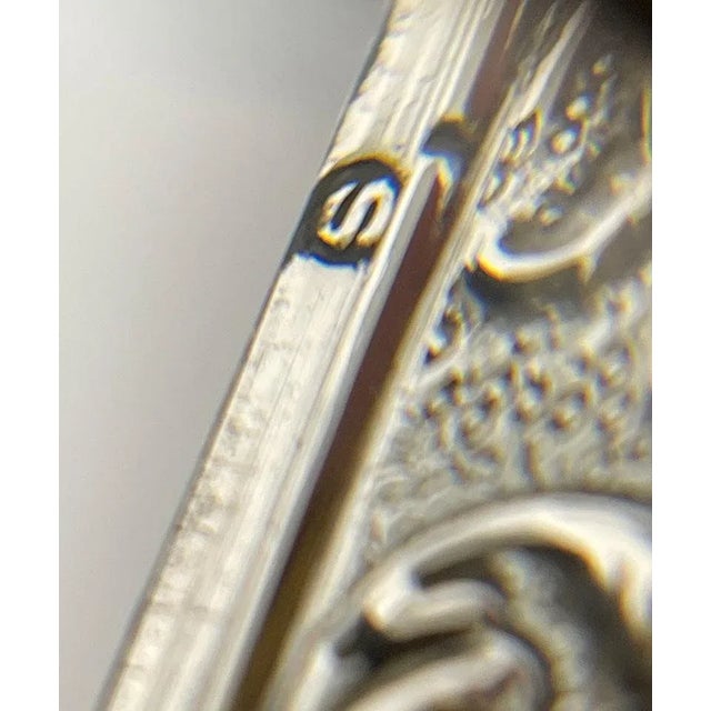 Silver Small Dutch Silver Box with a Scene After a Painting by Jan Steen For Sale - Image 8 of 10