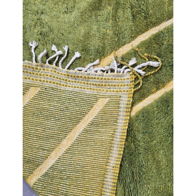 Green Beni Ourain Rug - 13.6 X 10.5 Ft For Sale In Cleveland - Image 6 of 6