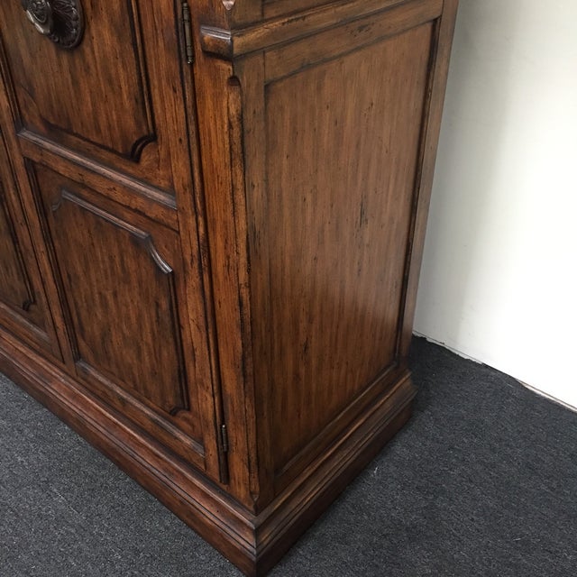 Ital Art Design Wine Armoire with Marble Table Chairish