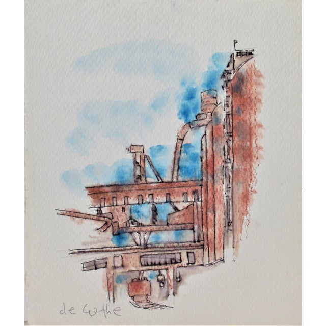 Mid 20th Century William De Garthe, Peggy's Cove, Nova Scotia Scenery, Circa 1950 For Sale - Image 5 of 5