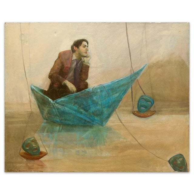 Occupied is an original oil painting on canvas, realized in the 2000s by the emerging artist anastasia kurakina....