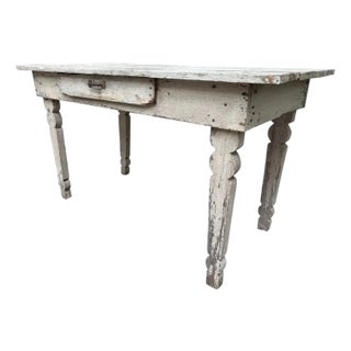 Primitive Harvest Table For Sale