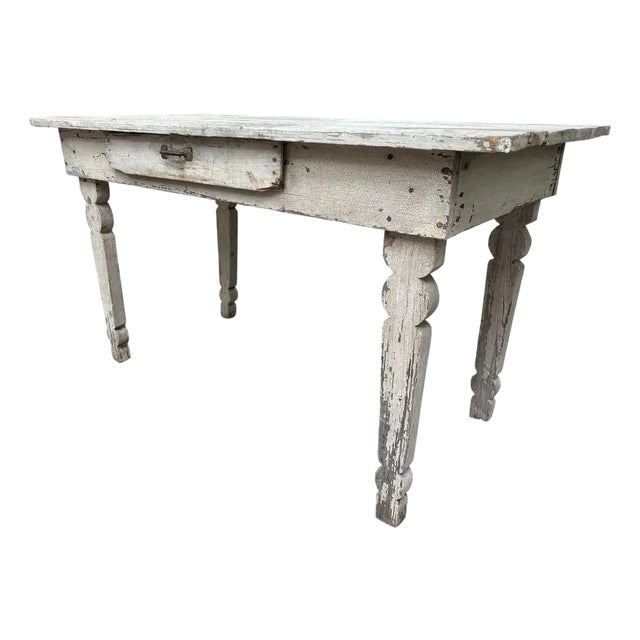 Primitive Harvest Table For Sale