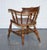 Edwardian Elm Bow Back Smokers Captains Chair, 1900s For Sale - Image 6 of 18
