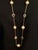 Italian South Sea Gold Pearl Quartz Necklace 14 Karat Gold Certified For Sale - Image 3 of 5