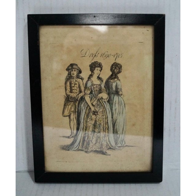 J. P. Malcolm, Fashion Illustrations, Lithograph Prints, 1808, Set of 5 For Sale - Image 11 of 17