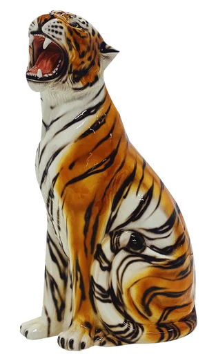 Tiger Statue in Ceramic by Ceramiche Boxer