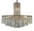 Large Bakalowits Chandelier in Gold-Plated Brass from Bakalowits & Söhne For Sale