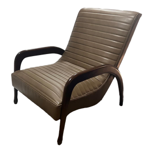 2000s Hancock & Moore Mid-Century Style Leather Chair