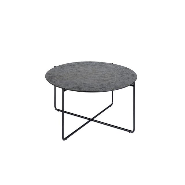Coccodrillo Bronze Isola 600 Coffee Table by Disain1971 Dimensions: D 60 x H 35 cm Materials: black, Bronze. Weight: 6 kg....