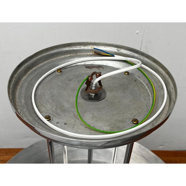 Mid-Century Modern Art Deco Style Pendant Lamp, 1950s For Sale - Image 15 of 18