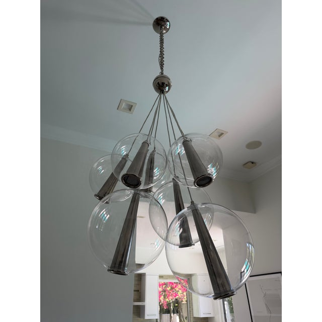 2020s Arteriors Caviar Chandelier For Sale - Image 5 of 8