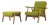 1960s Hans Wegner Ge240 Cigar Chair and Ottoman Getama Denmark For Sale