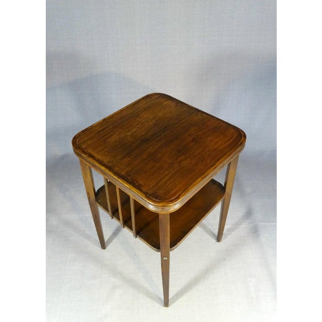 Vintage Coffee Table by Gustav Siegel for Gebrüder Thonet, 1905 For Sale - Image 4 of 10