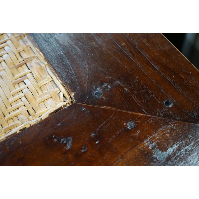 Wood Large Hand-Carved Vintage Opium Coffee Table / Daybed – 80” Statement Piece For Sale - Image 7 of 9