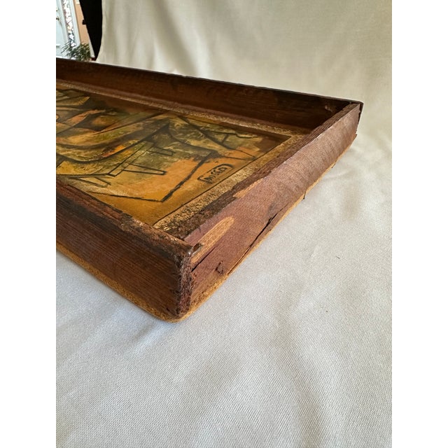 Mid 20th Century Mid 20th Century Mid-Century Modern California Modernist Seated Nude Painting by Leon d'Usseau (Dusso) For Sale - Image 5 of 12