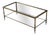 Mid-Century Glass Coffee Table For Sale