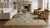 This exceptional antique Mahal wool rug showcases a rare and striking overall composition of repeating, ornate floral...