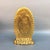 Late 20th Century Gilt Brass Thousand-Armed Avalokiteshvara Sculpture, Standing Lotus Statue For Sale - Image 4 of 9
