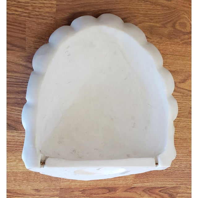 1980s Ceramic Wall Shell For Sale - Image 5 of 7