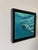Contemporary Dance by Elena Degenhardt | Oil on canvas Woman swimming underwater in shades of blue. For Sale - Image 3 of 3