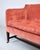 Classic Vintage Hepplewhite Velvet Sofa on Brass Casters For Sale - Image 4 of 12