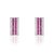 Contemporary Geometric Ruby & Diamond Hoop Earrings in 925 Sterling Silver, A Pair For Sale - Image 10 of 14