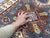 Charcoal Gray and Cream Kazak Wool Runner Rug With Tribal Motifs, 2'8" X 6'8" For Sale - Image 15 of 18