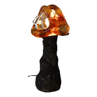 Tall Version Somehow Honey Dreams of Fire Table Lamp by Vincent Decat For Sale