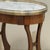 Antique French Neoclassical Oval End Table With Carrara Marble For Sale In Dallas - Image 6 of 17
