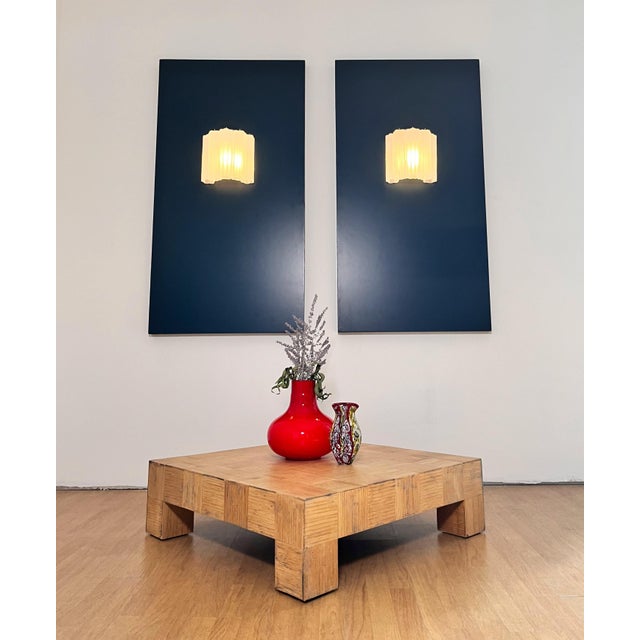 1990s Vintage Murano Glass Tube Wall Sconces, 1990, Set of 2 For Sale - Image 5 of 18