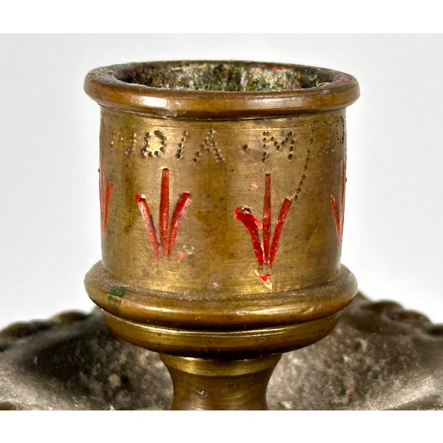 Brass Mid Century Anglo-Indian Brass Cobra Candlestick Collection For Sale - Image 8 of 18