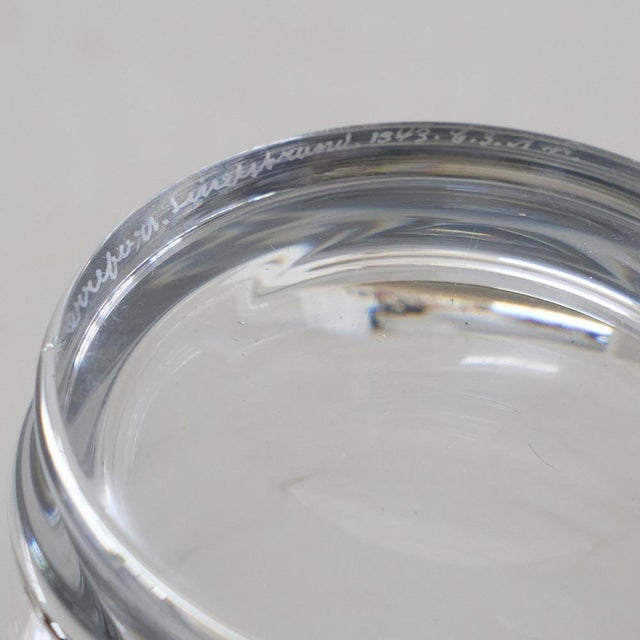 Large Dykare Vase in Etched Glass attributed to Vicke Lindstrand for Orrefors, 1930s For Sale - Image 10 of 11