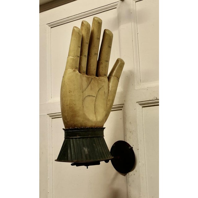 Large French Toleware Glove Maker’s Shop Trade Sign This is a very rare piece it is in good condition and has a new...