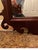 1980s Flame Mahogany Chippendale Shield Mirror For Sale - Image 5 of 8