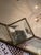 Vintage Post Modern Brass and Beveled Glass Mirror For Sale - Image 4 of 9