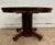 Antique Mission Arts and Crafts Tiger Oak Quarter Sawn Pedestal Dining Table For Sale - Image 10 of 18