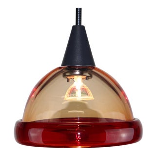 1980s Paolo Crepax Murano Glass Pendant Lamp For Sale