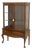 Queen Anne Style Mahogany Display Cabinet For Sale